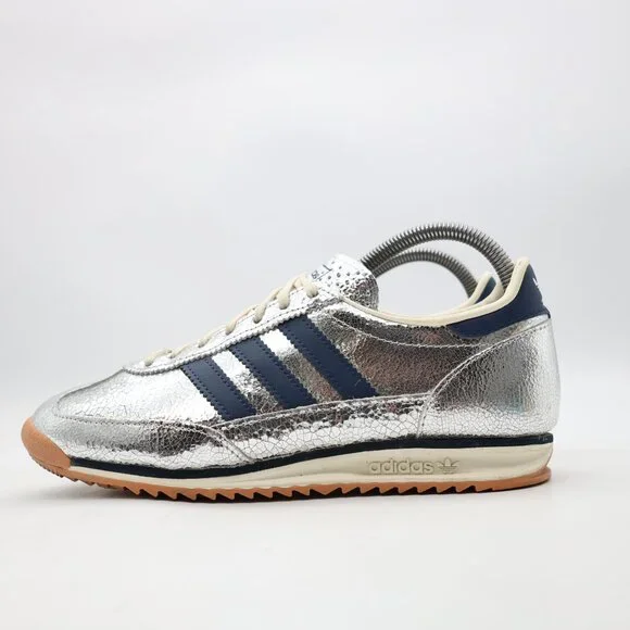 Adidas Originals SL 72 OG Women's Size 8 Silver Metallic/College